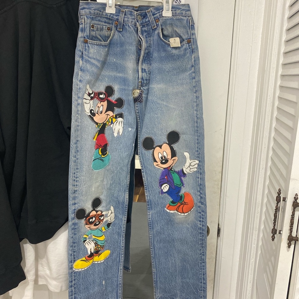 RARE Levi’s Mickey mouse jeans
